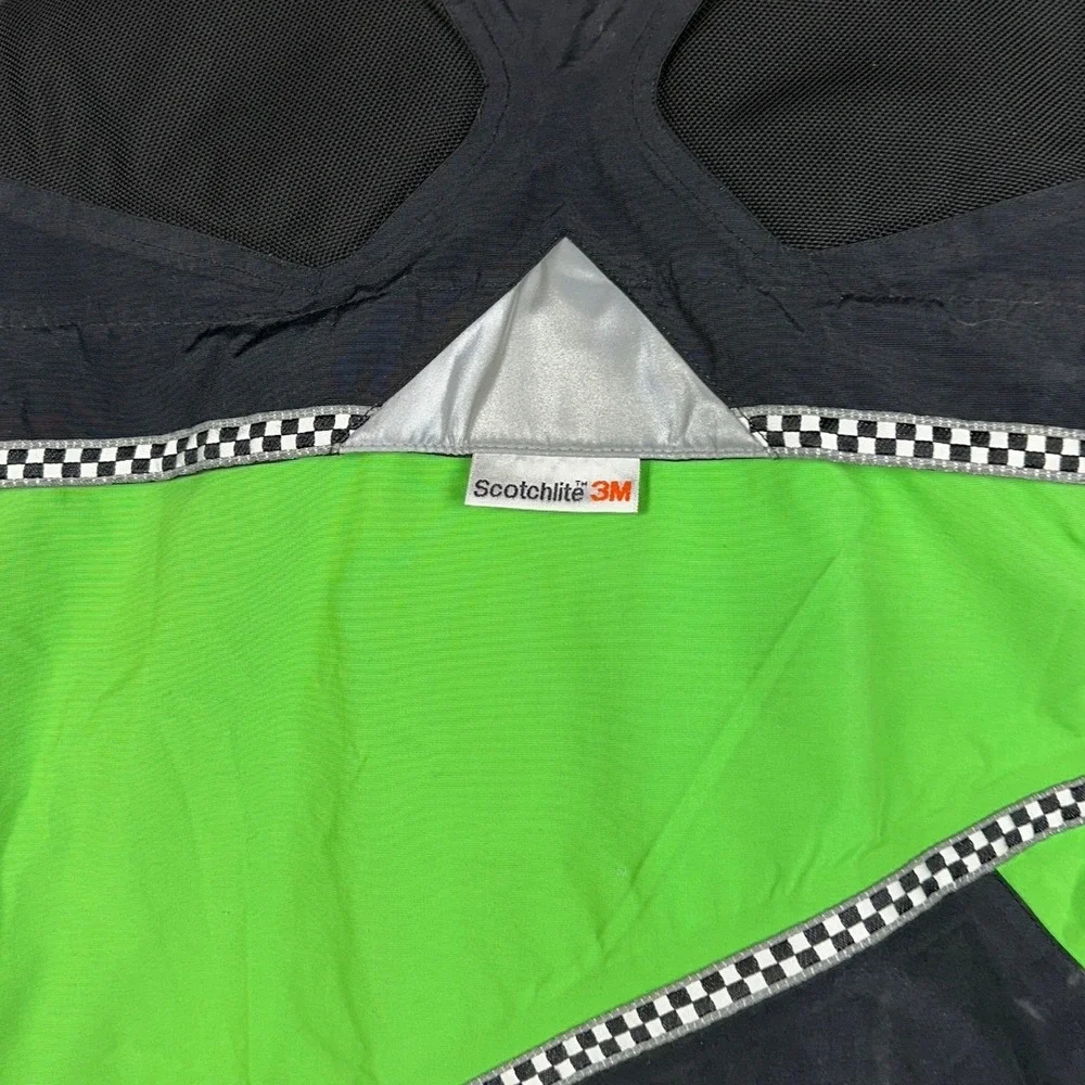 Hein Gericke Speedware Jacket Mens 3XL Green Motorcycle Padded Removable Lining